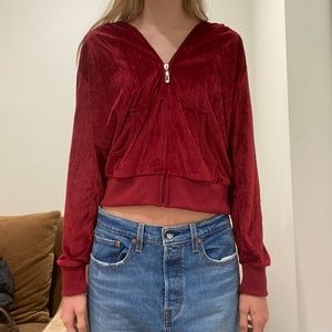 Velvet Zip-Up